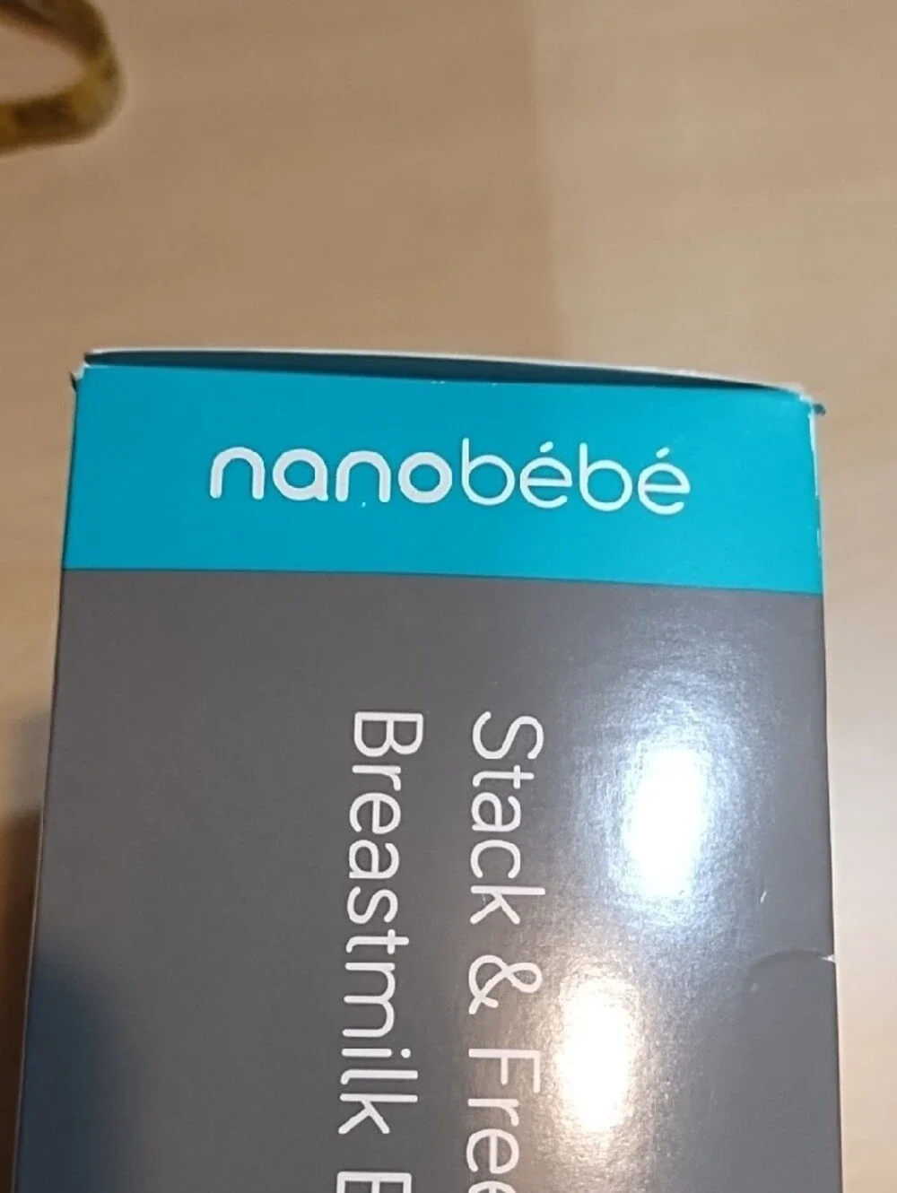 nanobébé Breastmilk Storage Bags - Teal/White NIB Unopened Packs Extra Thick.